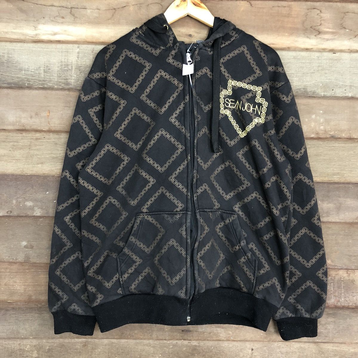 Sean John DLL Sean John Black Hoodies #c1143 Size US L / EU 52-54 / 3 - 8 Thumbnail