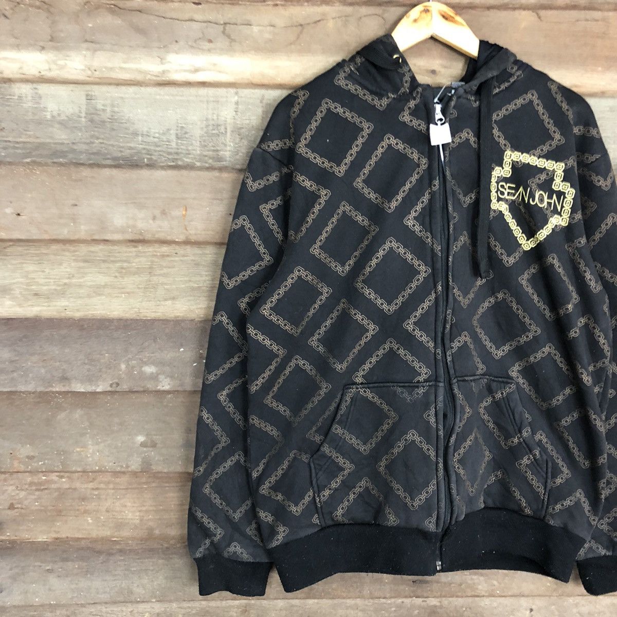 Sean John DLL Sean John Black Hoodies #c1143 Size US L / EU 52-54 / 3 - 7 Thumbnail
