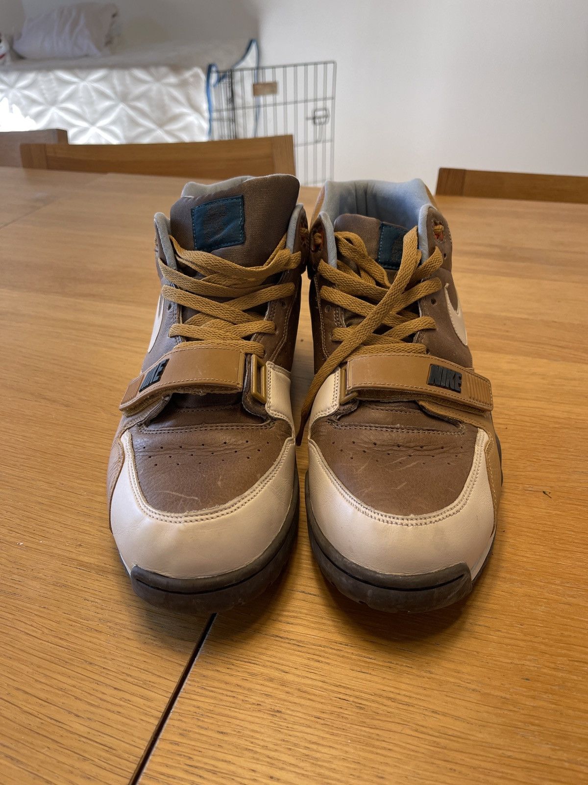 Nike Nike Air Trainer 1 Mid Premium Palomino-Pearl White-Maple Size US 13 / EU 46 - 2 Thumbnail