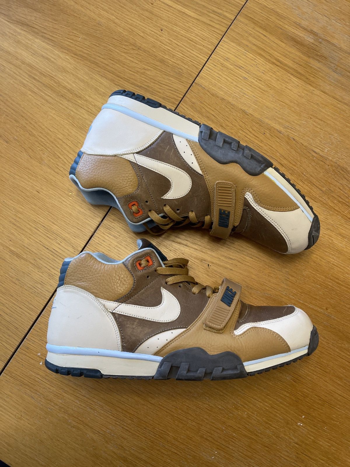 Nike Nike Air Trainer 1 Mid Premium Palomino-Pearl White-Maple Size US 13 / EU 46 - 4 Thumbnail