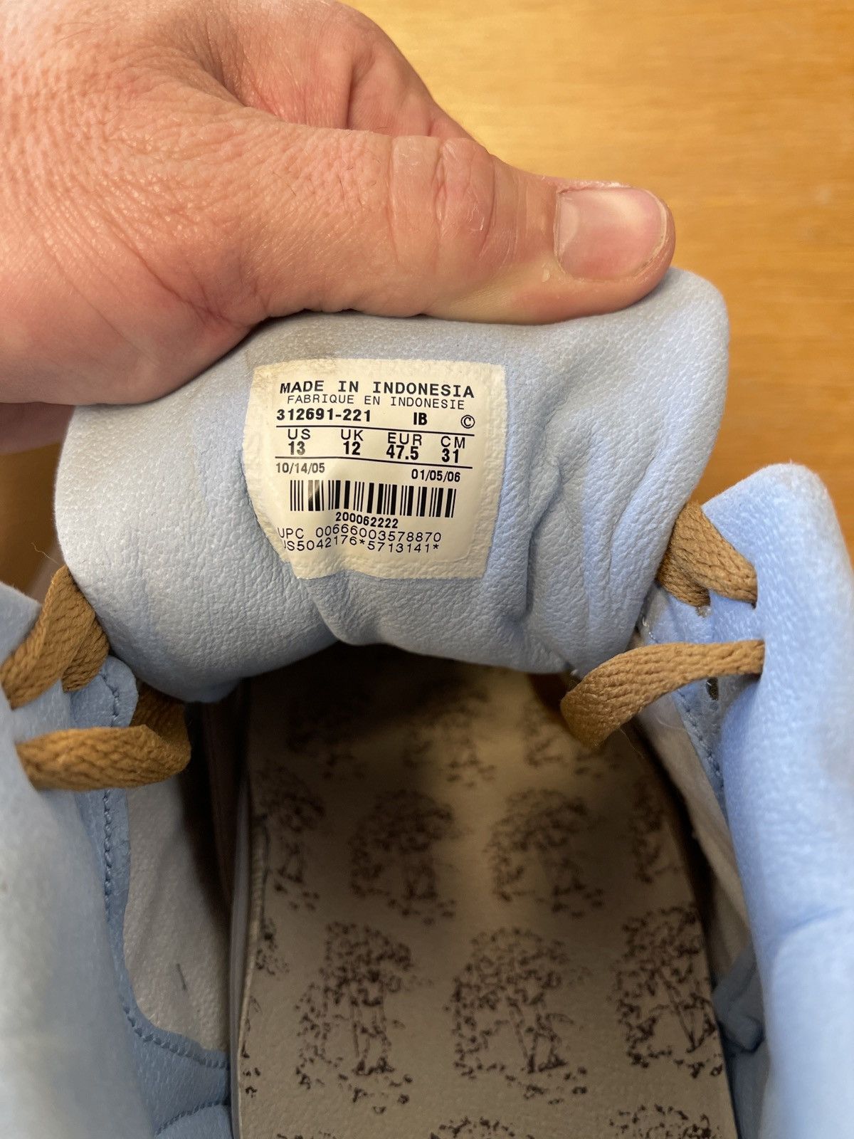 Nike Nike Air Trainer 1 Mid Premium Palomino-Pearl White-Maple Size US 13 / EU 46 - 7 Thumbnail