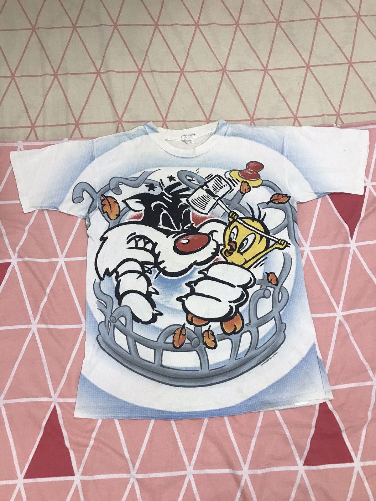 Vintage × Warner Bros Vintage full print Warner Bross Character Size US L / EU 52-54 / 3 - 1 Thumbnail