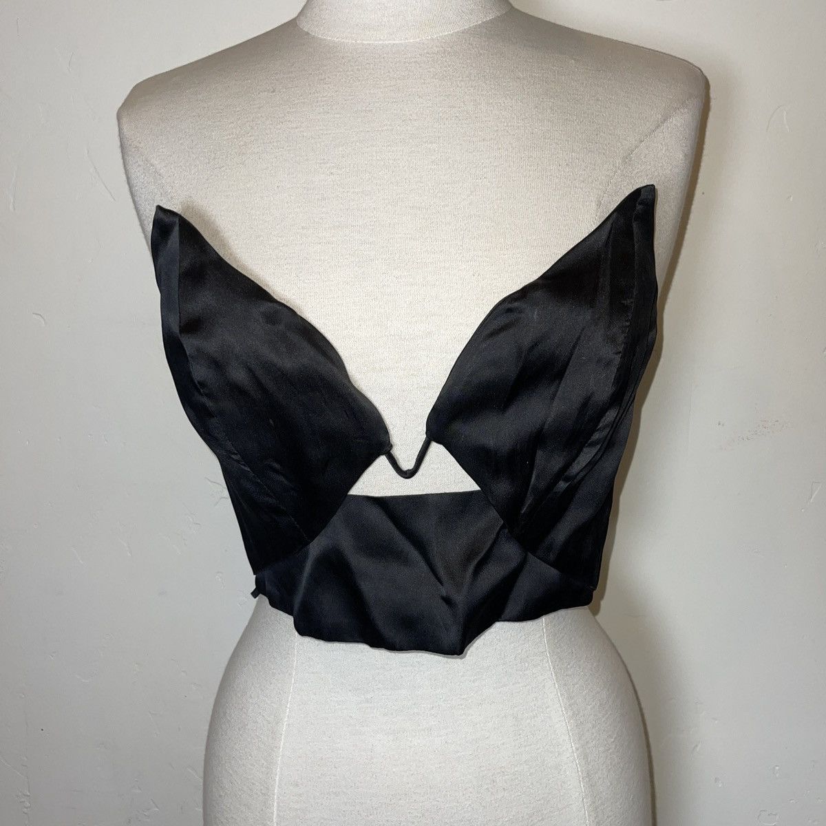 Zimmermann crop silk deep plunge top bodice New Years size 1