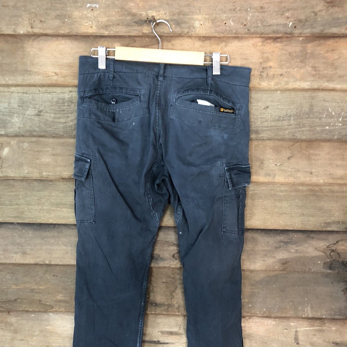 Japanese Brand Glodiotor Dark blue painter dirty thrashed Cargo Pants#6912 Size US 30 / EU 46 - 11 Thumbnail