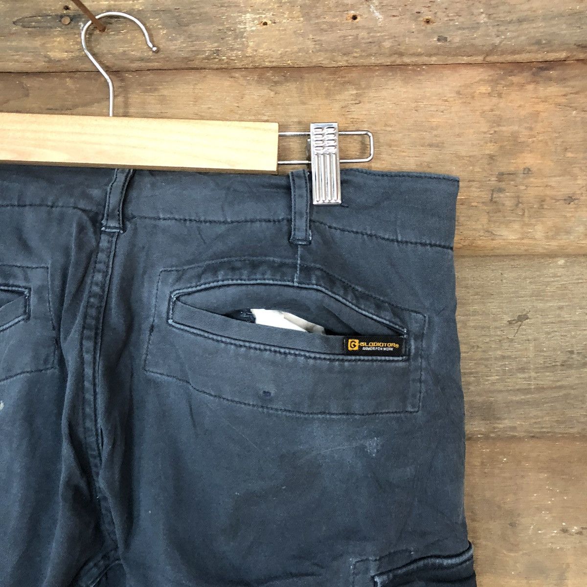 Japanese Brand Glodiotor Dark blue painter dirty thrashed Cargo Pants#6912 Size US 30 / EU 46 - 14 Thumbnail