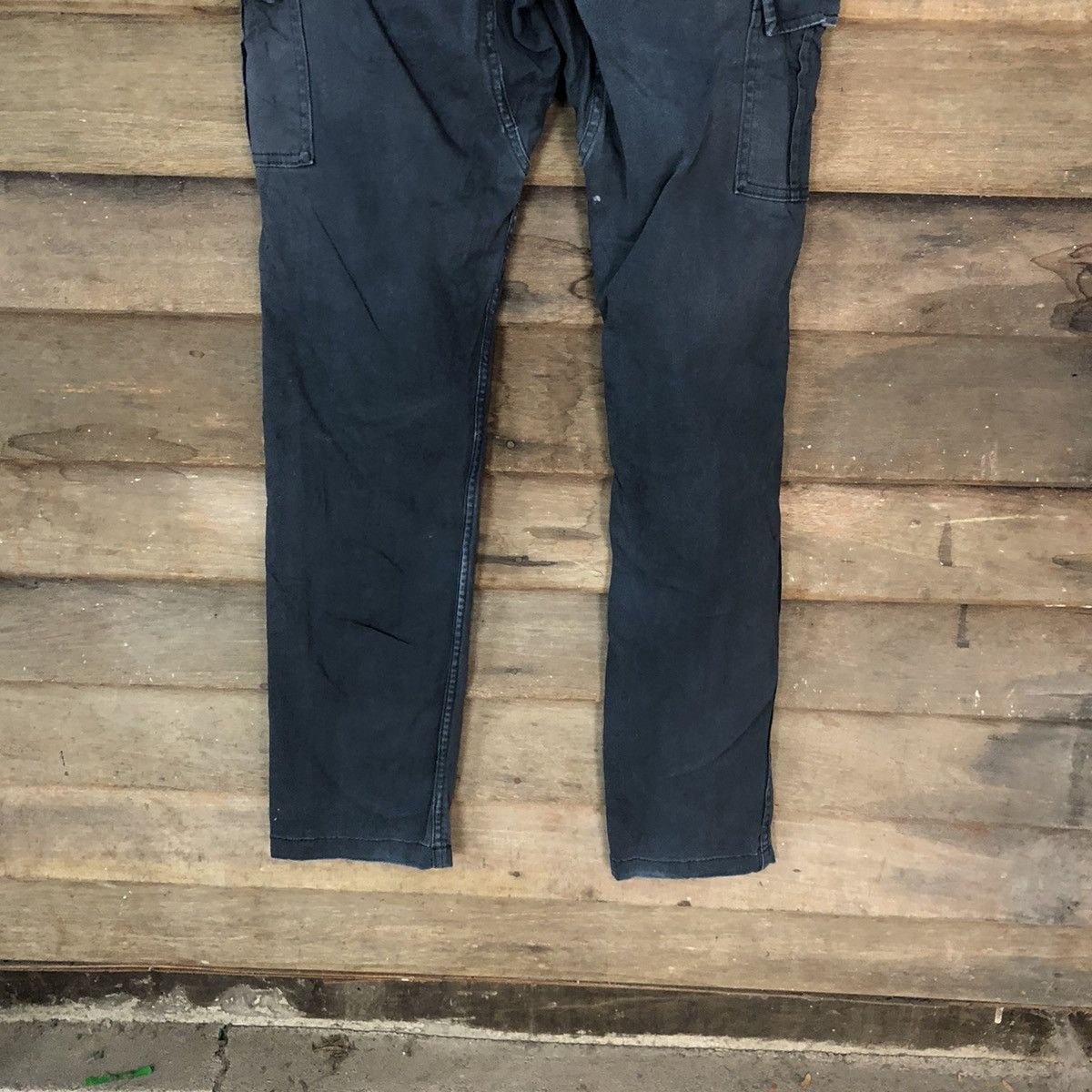 Japanese Brand Glodiotor Dark blue painter dirty thrashed Cargo Pants#6912 Size US 30 / EU 46 - 12 Thumbnail