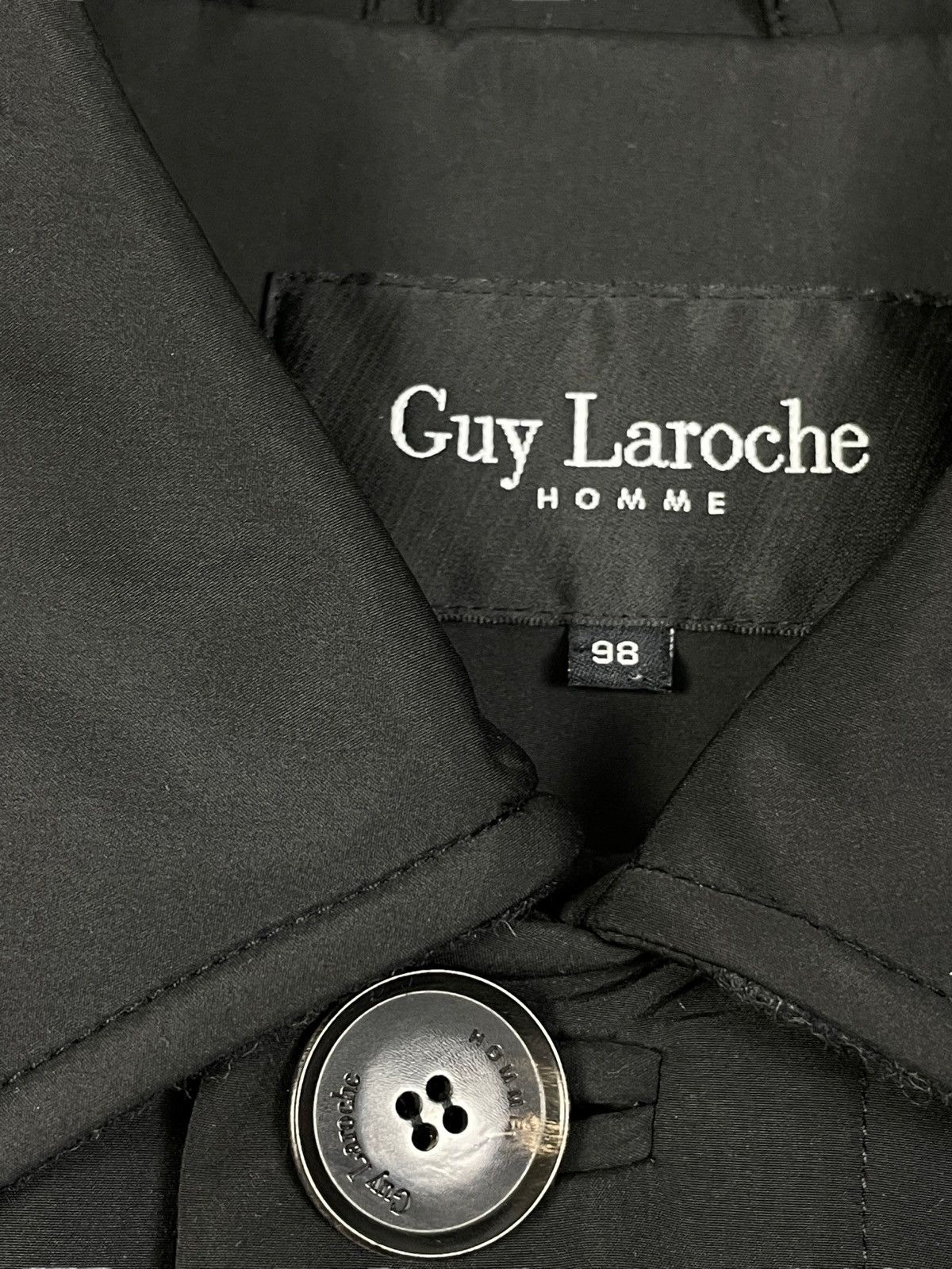 Guy Laroche Guy Laroche Homme Trench Coat Size US L / EU 52-54 / 3 - 3 Thumbnail