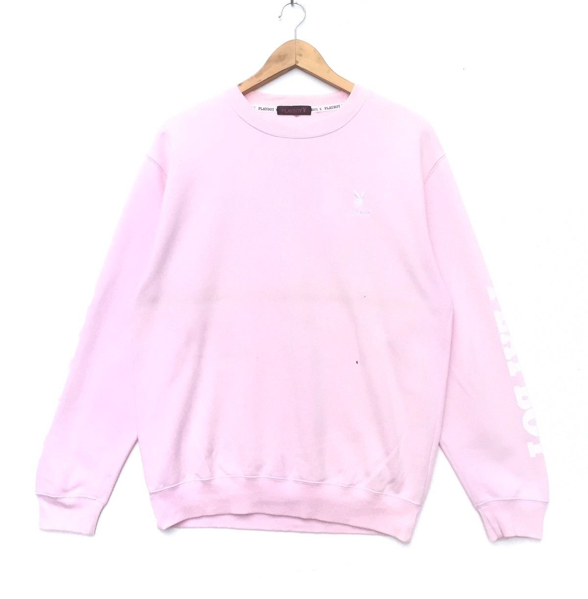 Playboy Vintage 90s Playboy Bunny Spell Out Big Logo Sweatshirt | L Size US L / EU 52-54 / 3 - 10 Thumbnail