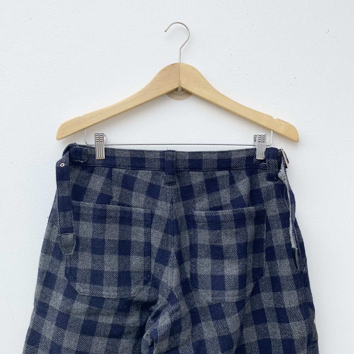 20471120 × Beauty Beast SAMPLE Milkboy Wool Plaid Shorts Size US 30 / EU 46 - 4 Thumbnail