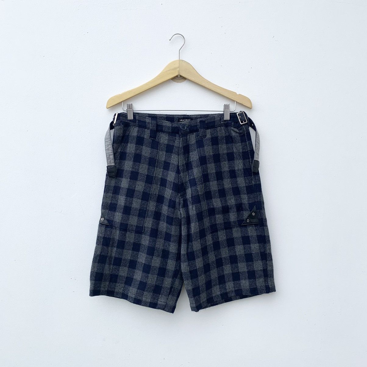 SAMPLE Milkboy Wool Plaid Shorts