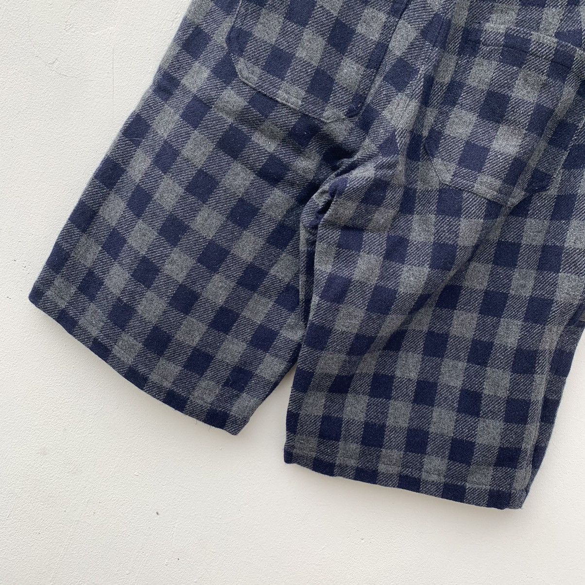 20471120 × Beauty Beast SAMPLE Milkboy Wool Plaid Shorts Size US 30 / EU 46 - 6 Thumbnail