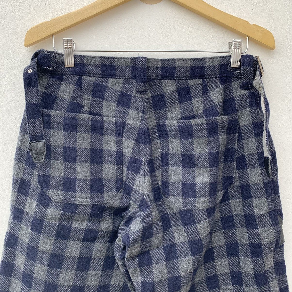 20471120 × Beauty Beast SAMPLE Milkboy Wool Plaid Shorts Size US 30 / EU 46 - 8 Thumbnail
