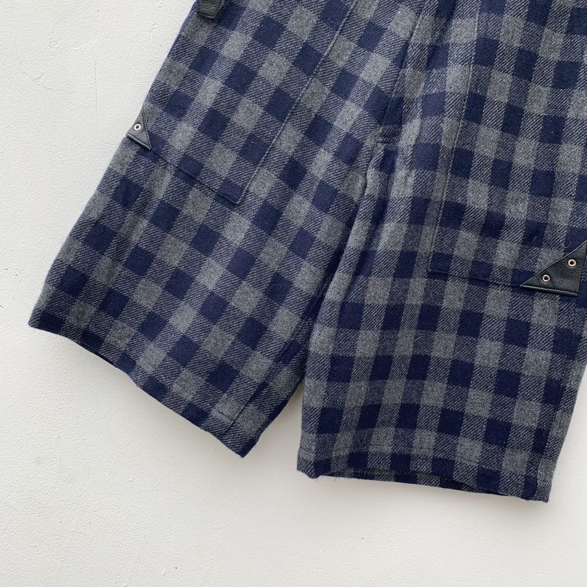 20471120 × Beauty Beast SAMPLE Milkboy Wool Plaid Shorts Size US 30 / EU 46 - 5 Thumbnail