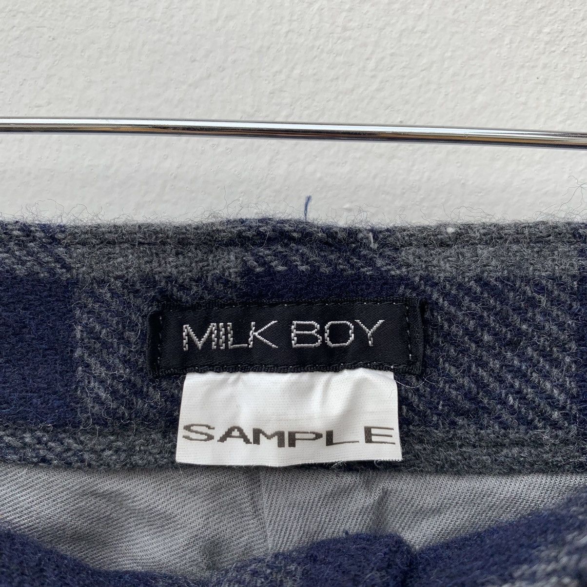 20471120 × Beauty Beast SAMPLE Milkboy Wool Plaid Shorts Size US 30 / EU 46 - 10 Thumbnail