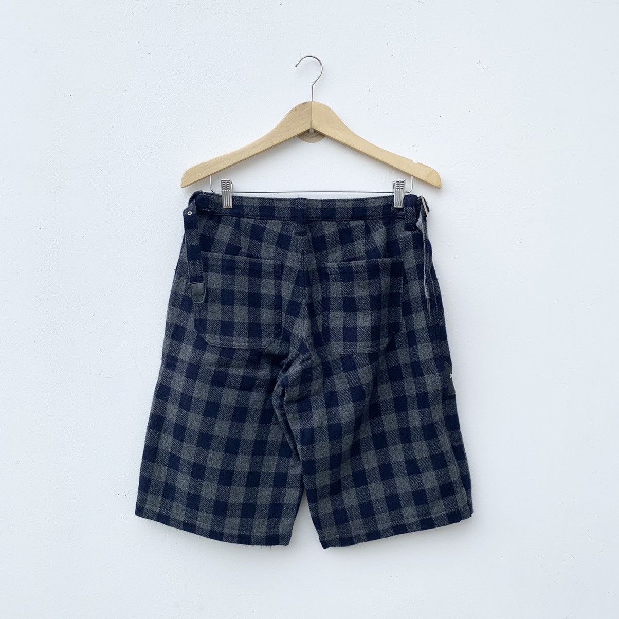 20471120 × Beauty Beast SAMPLE Milkboy Wool Plaid Shorts Size US 30 / EU 46 - 2 Thumbnail