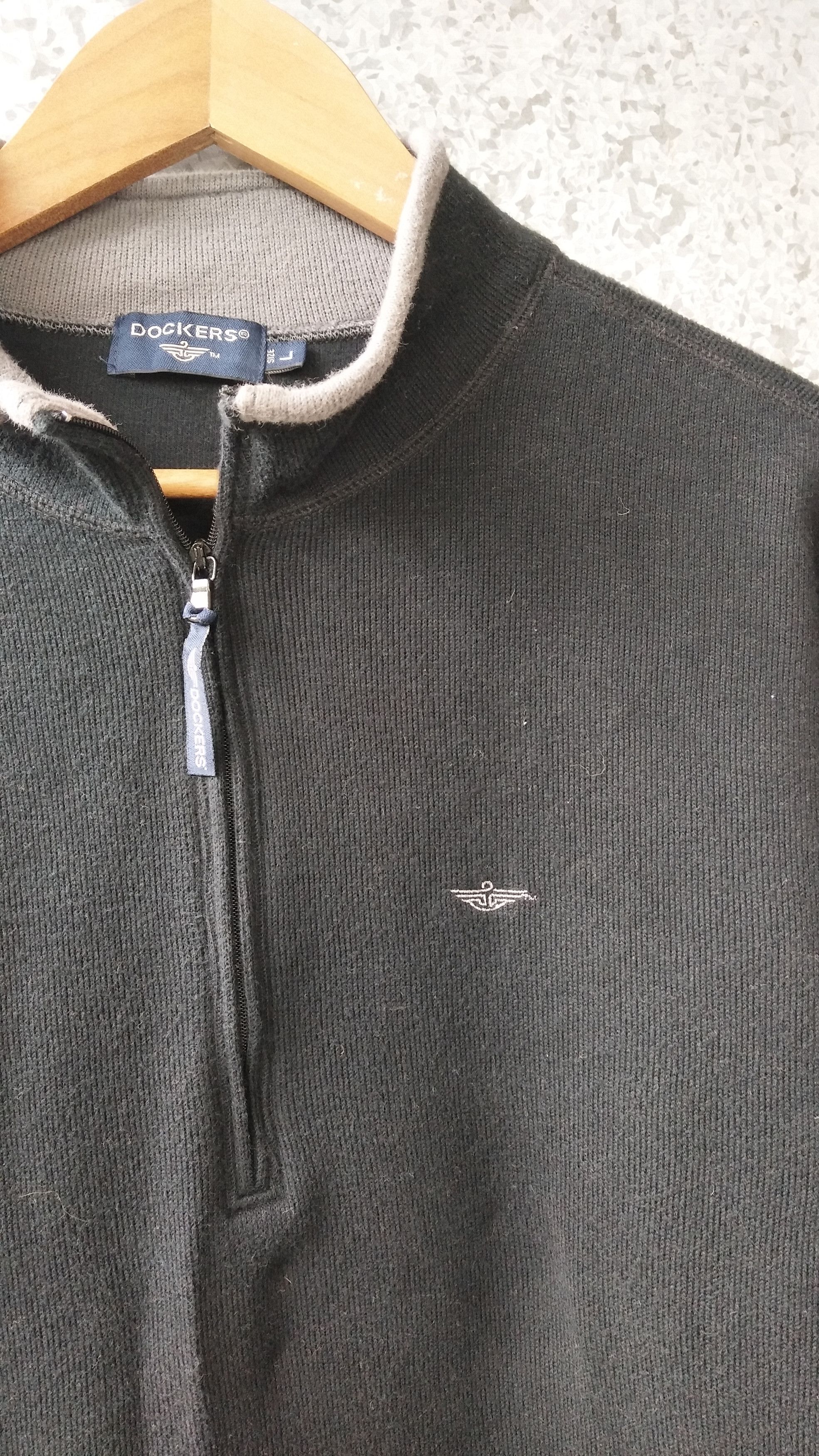 Dockers Vintage Dockers sweatshirt half zipper jumper Size US L / EU 52-54 / 3 - 3 Thumbnail