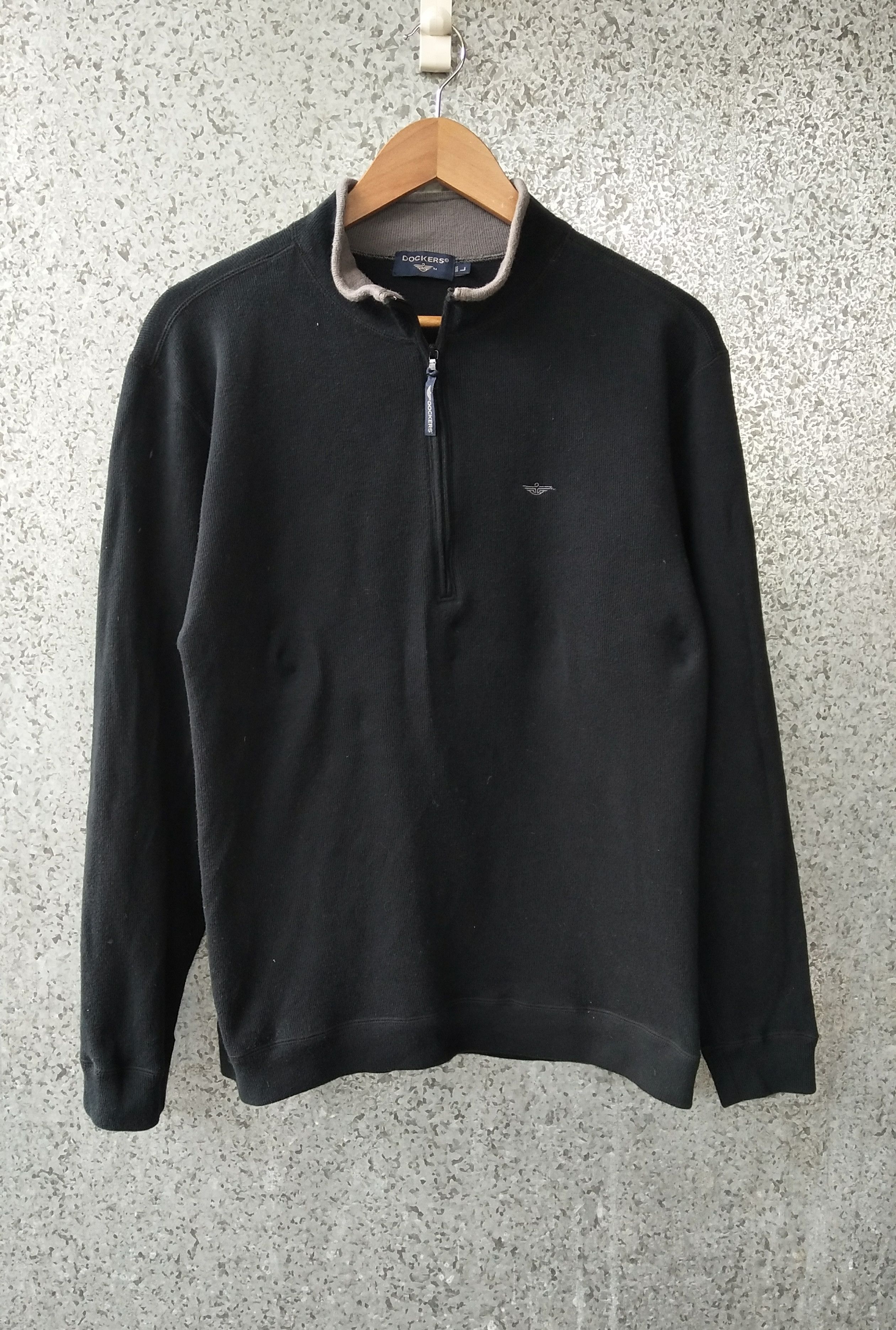 Dockers Vintage Dockers sweatshirt half zipper jumper Size US L / EU 52-54 / 3 - 1 Thumbnail