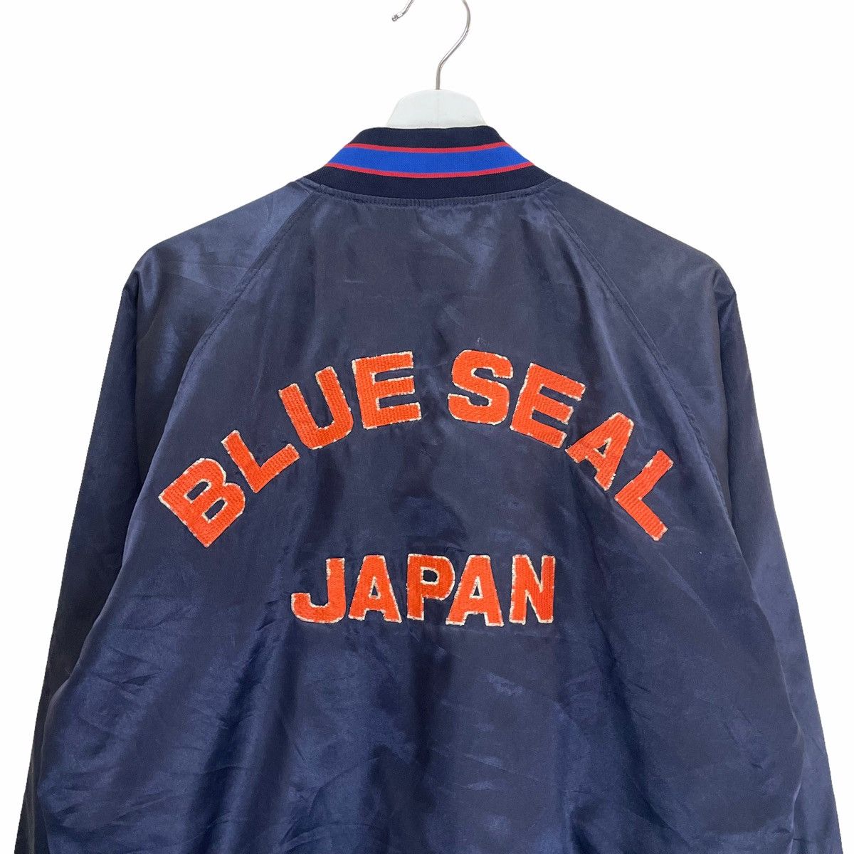 Japanese Brand × Sports Specialties × Vintage 💥 NAVY SEAL TEAM LIGHT VARSITY SNAP BUTTON Size US L / EU 52-54 / 3 - 4 Thumbnail