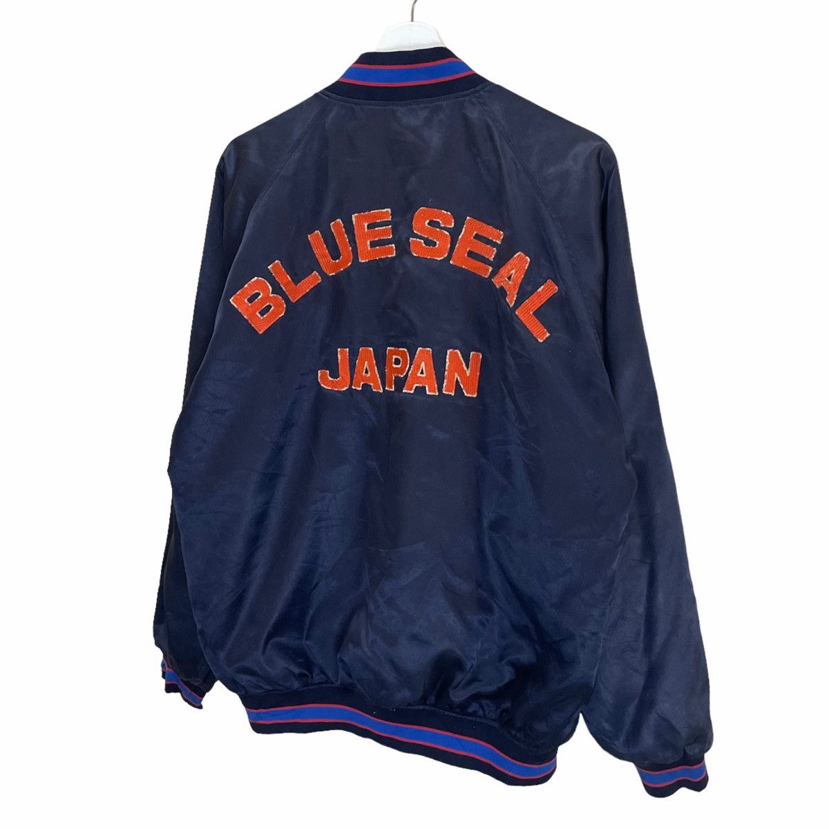 Japanese Brand × Sports Specialties × Vintage 💥 NAVY SEAL TEAM LIGHT VARSITY SNAP BUTTON Size US L / EU 52-54 / 3 - 2 Thumbnail