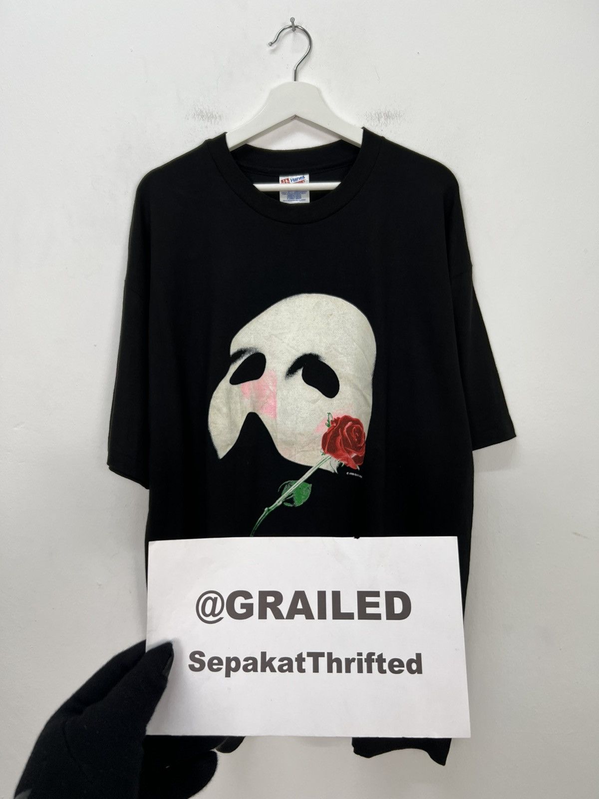 Vintage Vintage 80’s Phantom Of The Opera Kanye West Tee Size US XL / EU 56 / 4 - 14 Thumbnail