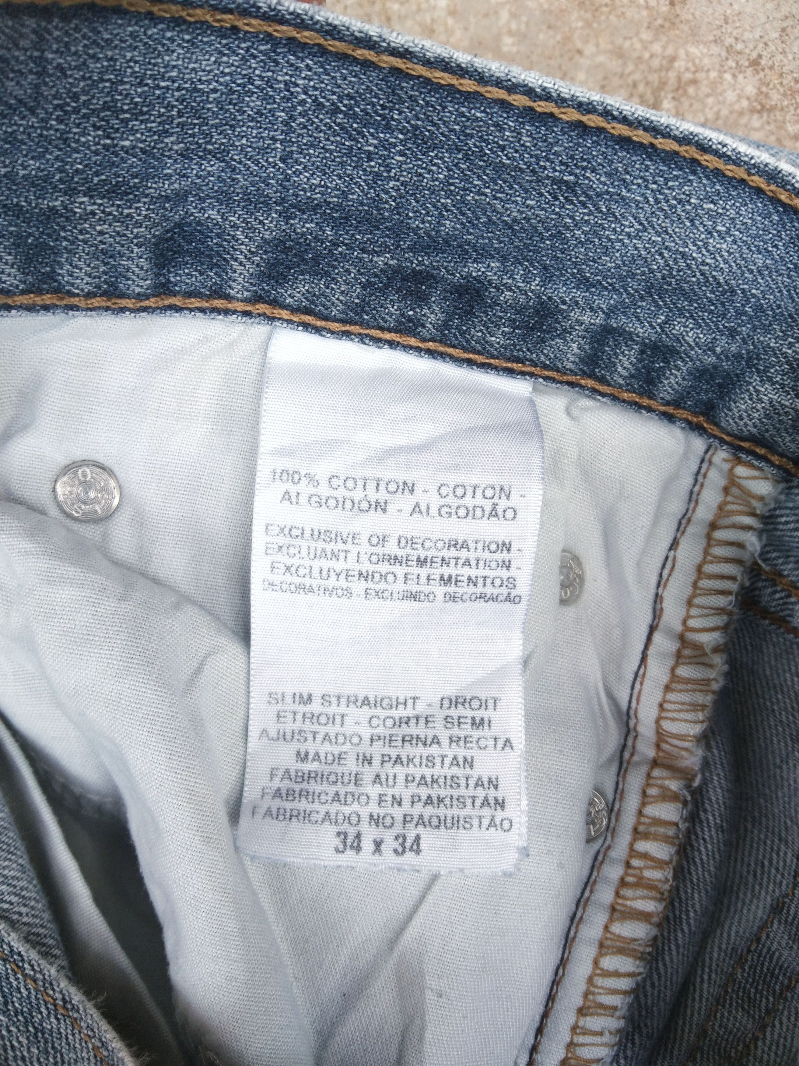 Levi's Vintage Levi's Signature Slim Straight Jeans 34x34 Size US 34 / EU 50 - 8 Thumbnail