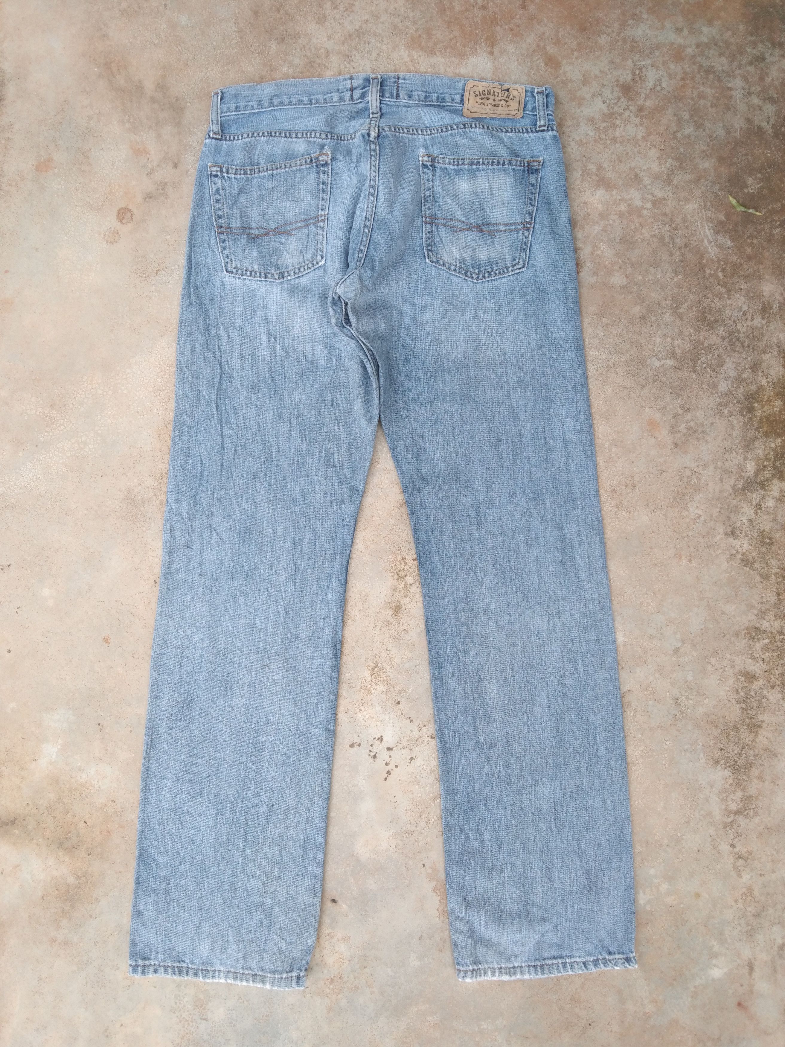 Levi's Vintage Levi's Signature Slim Straight Jeans 34x34 Size US 34 / EU 50 - 2 Thumbnail