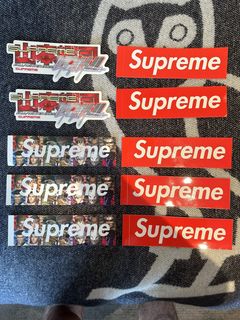 SUPREME TEKKEN BOX LOGO STICKER JAPANESE ANIME FW22 