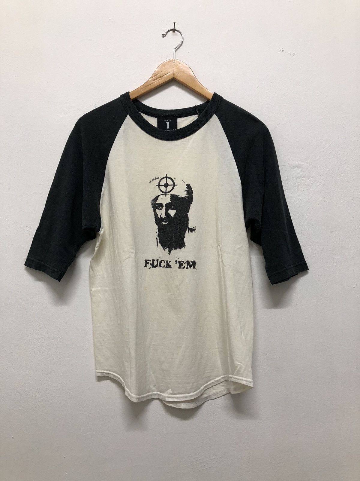 Vintage Vintage Osama Bin Laden Fuck Em . Size US S / EU 44-46 / 1 - 1 Thumbnail