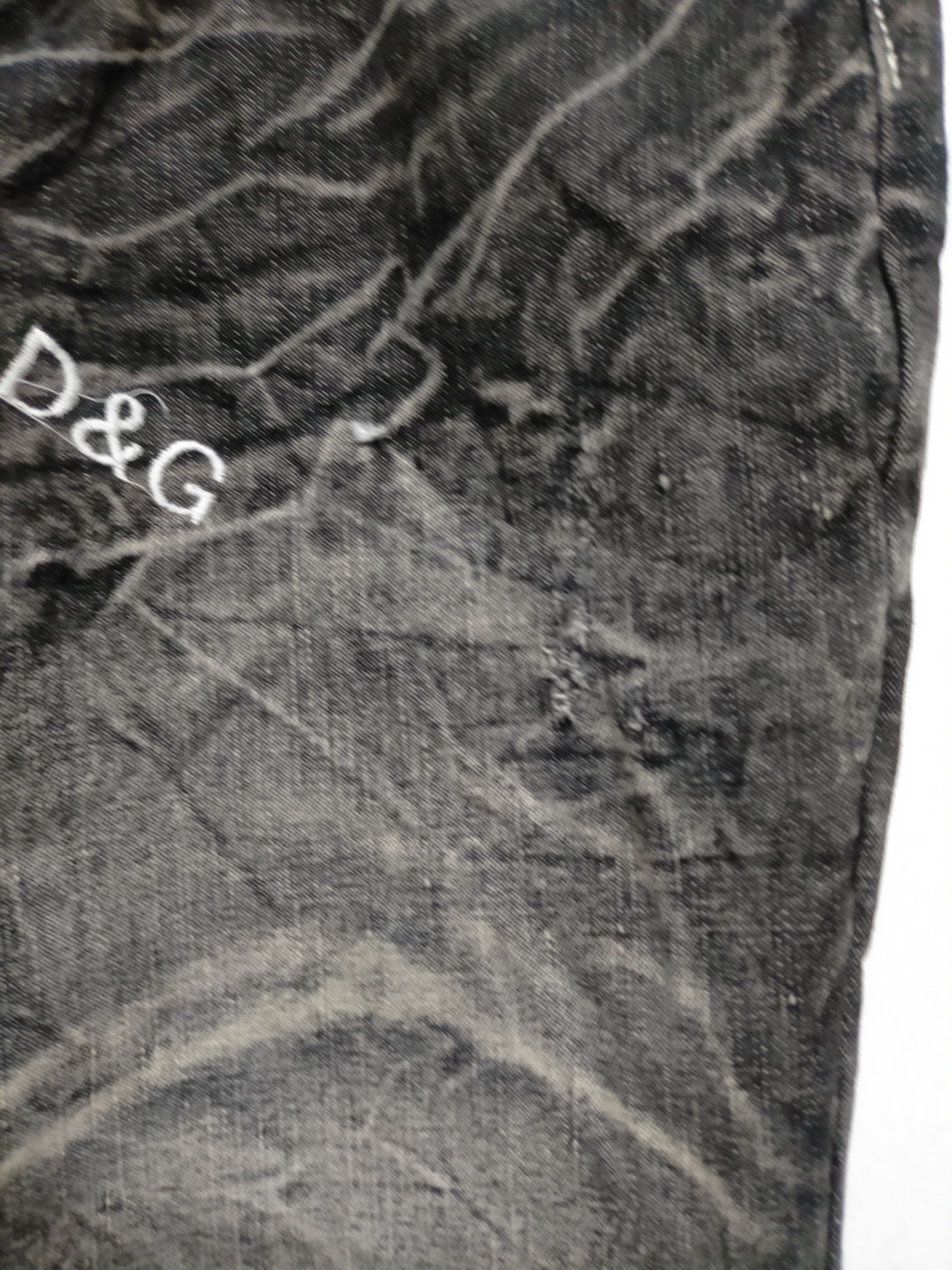 Japanese Brand D&G x Low Box double waist denim pants Size US 31 - 8 Thumbnail