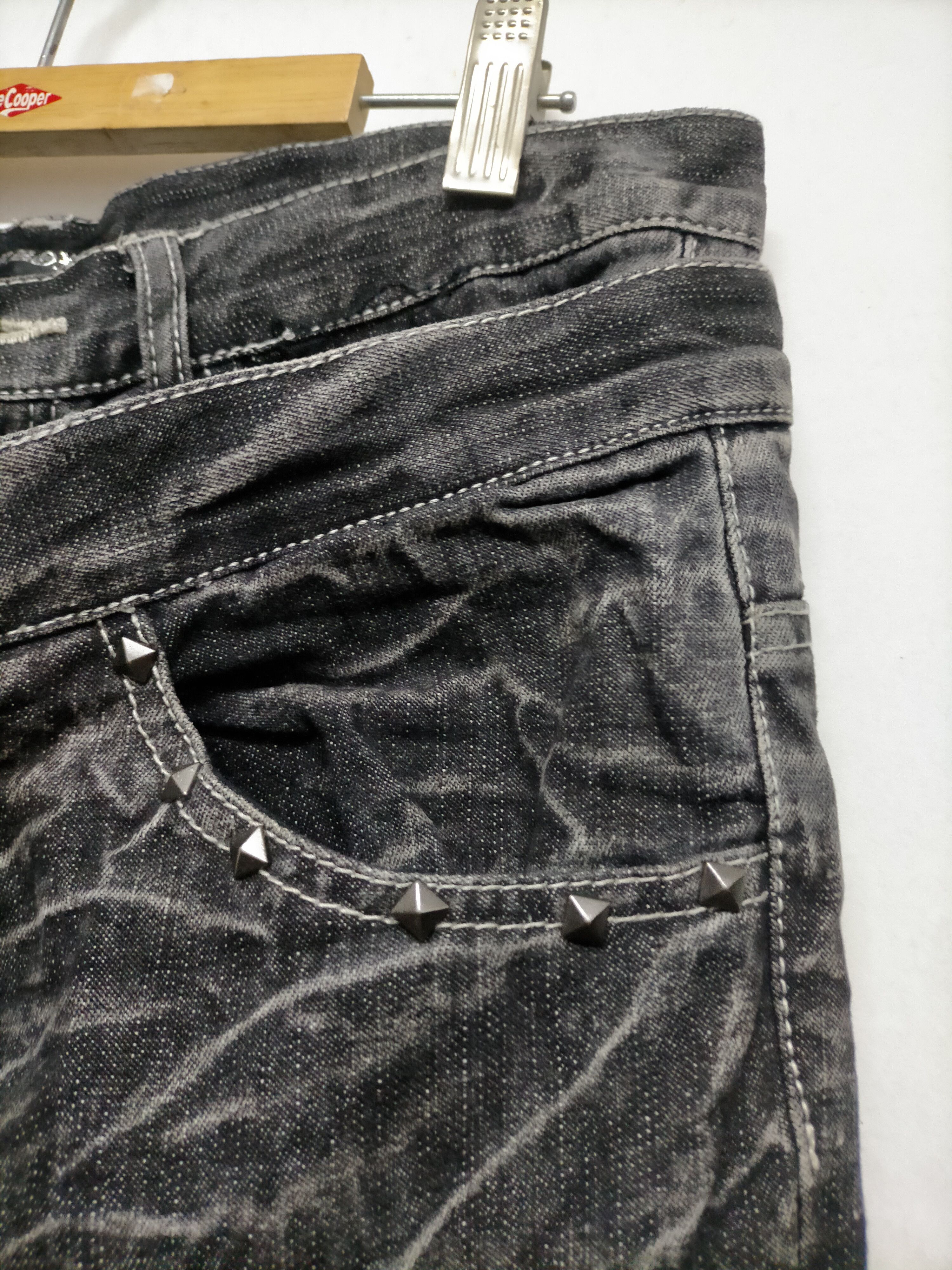 Japanese Brand D&G x Low Box double waist denim pants Size US 31 - 4 Thumbnail