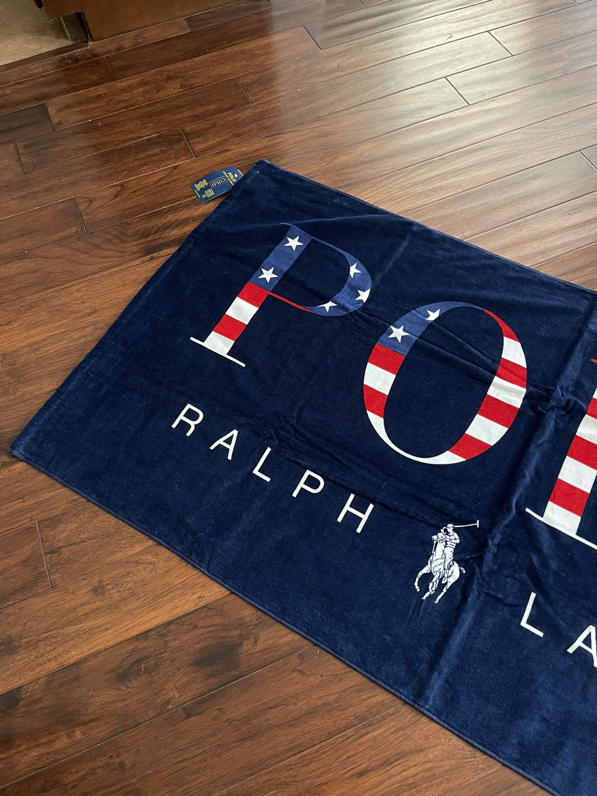 Polo Ralph Lauren NWT-RALPH LAUREN Red White & Navy Beach Towel35”x66”NWT Size ONE SIZE - 8 Thumbnail