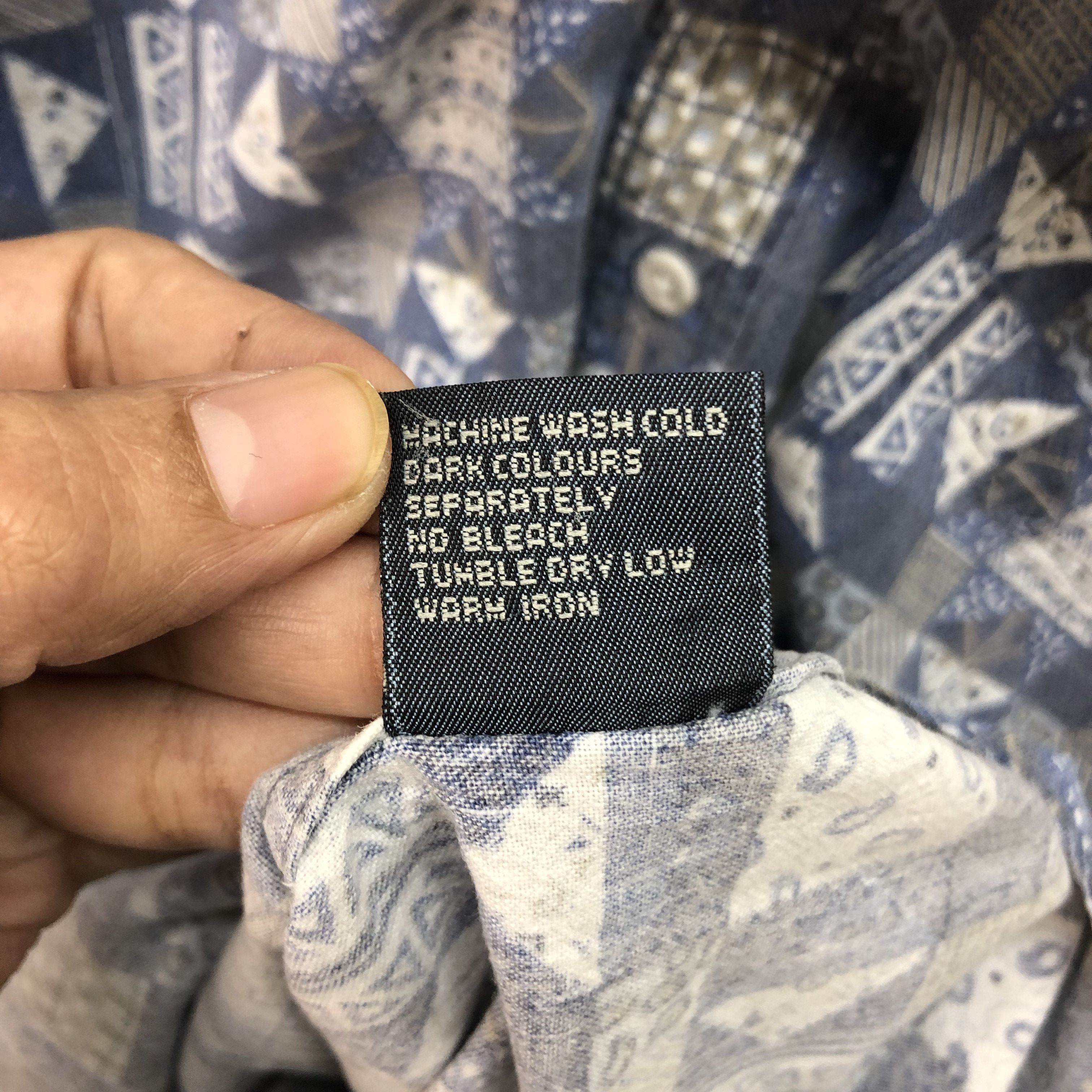 Woolrich Woolen Mills Woolrich Ice Blue Button Ups Shirts #5612-200 Size US L / EU 52-54 / 3 - 8 Thumbnail