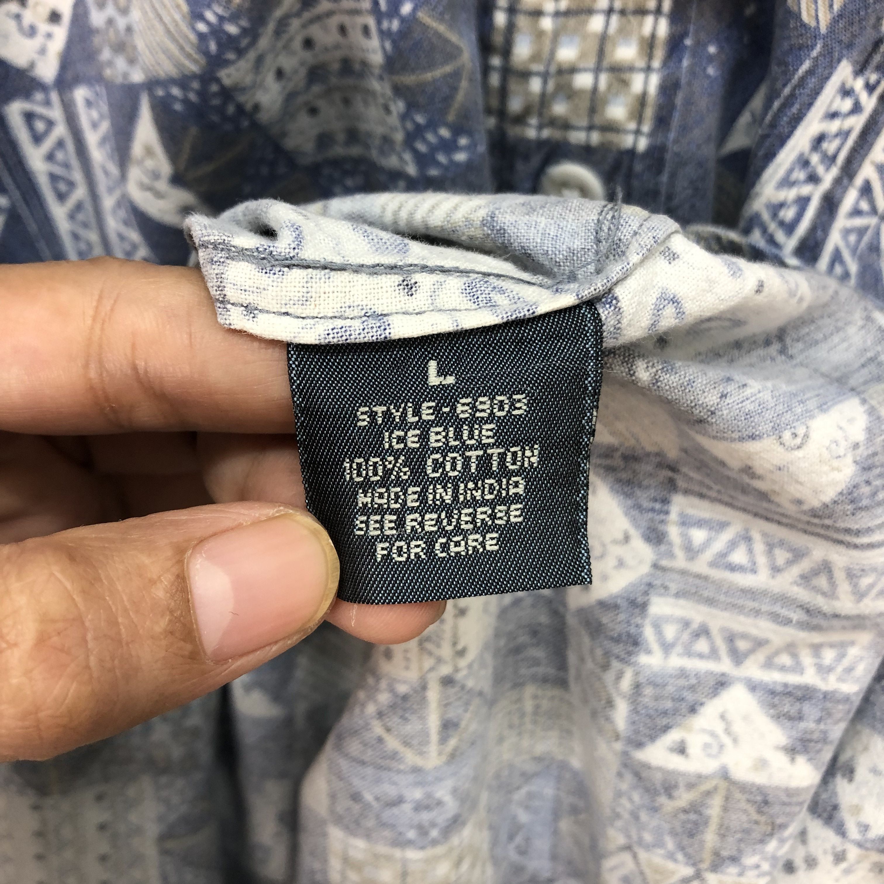 Woolrich Woolen Mills Woolrich Ice Blue Button Ups Shirts #5612-200 Size US L / EU 52-54 / 3 - 7 Thumbnail