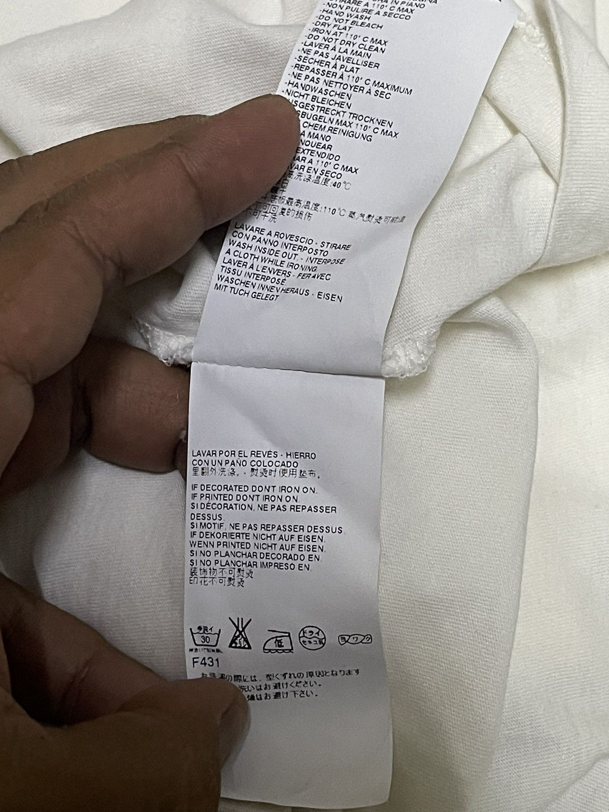 Maison Margiela Maison Margiela Paris Plain Tshirt Size US M / EU 48-50 / 2 - 5 Thumbnail