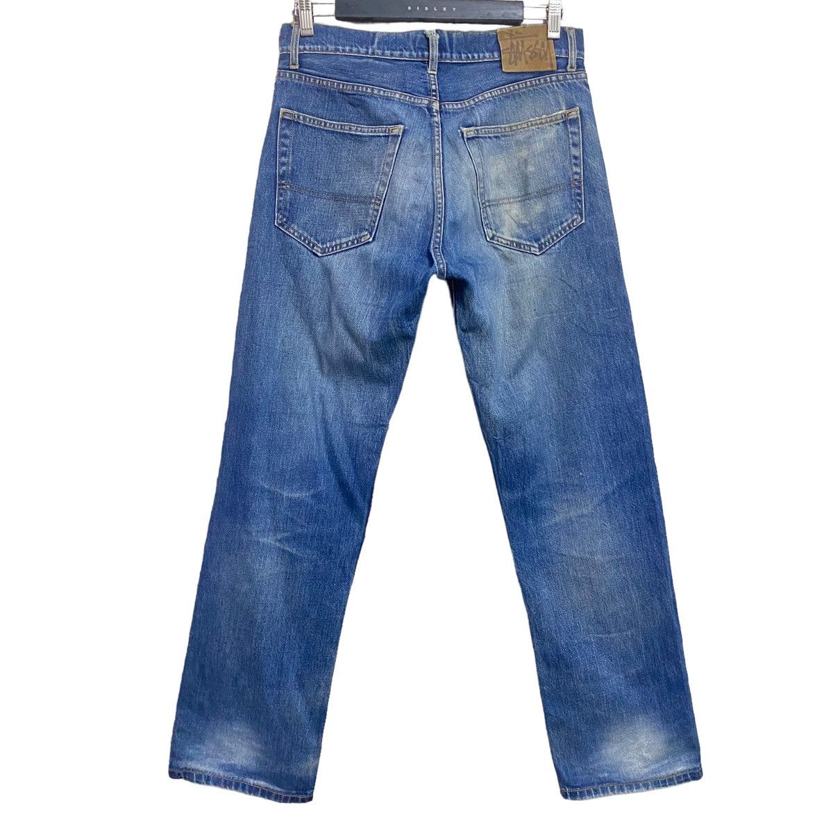 Stussy Vintage Stussy Thrashed Jeans Size US 32 / EU 48 - 2 Thumbnail
