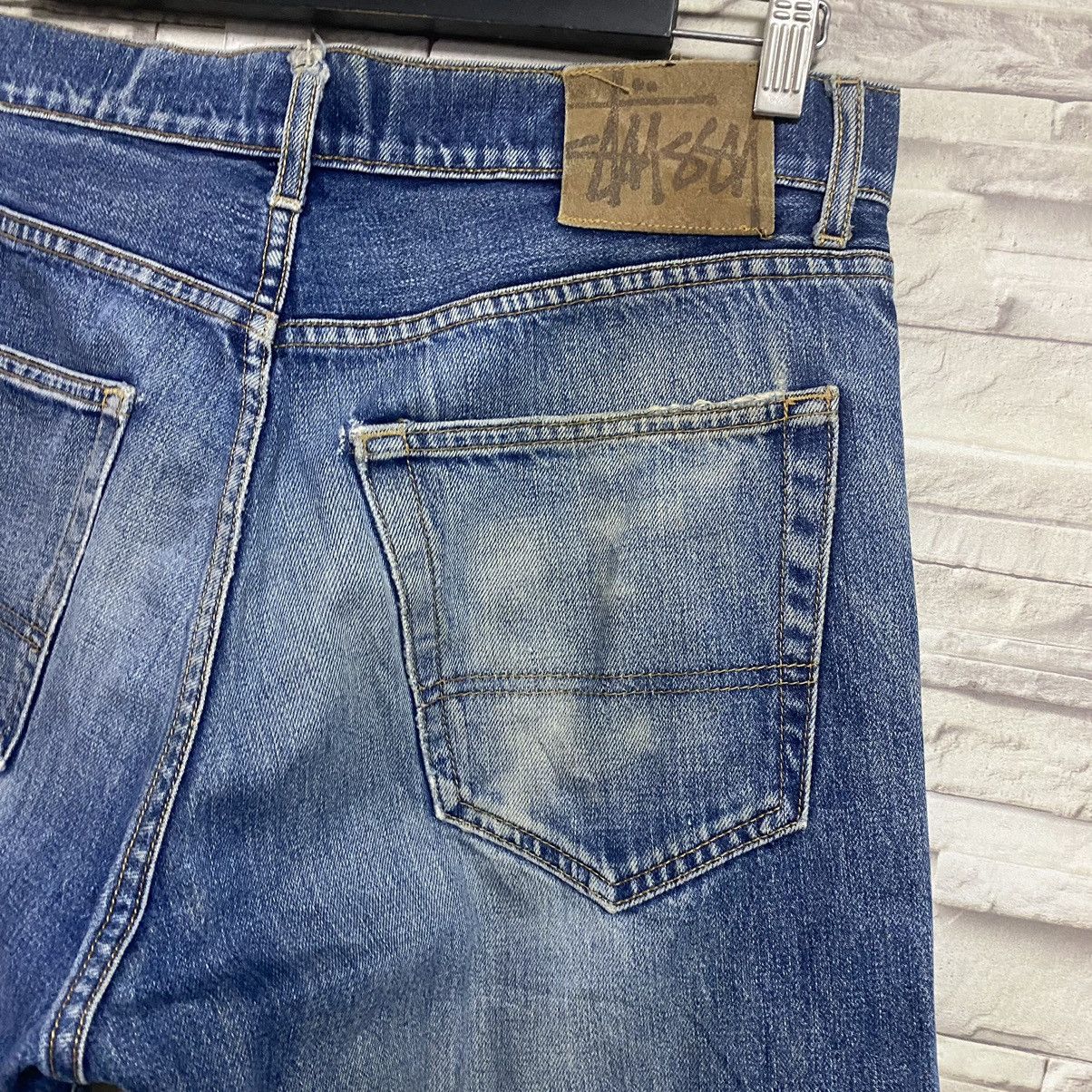 Stussy Vintage Stussy Thrashed Jeans Size US 32 / EU 48 - 11 Thumbnail