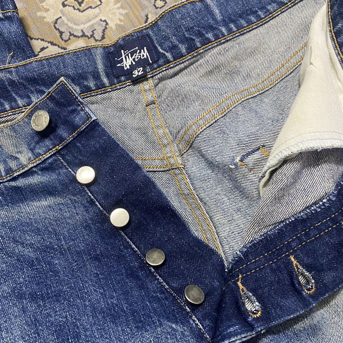 Stussy Vintage Stussy Thrashed Jeans Size US 32 / EU 48 - 16 Thumbnail