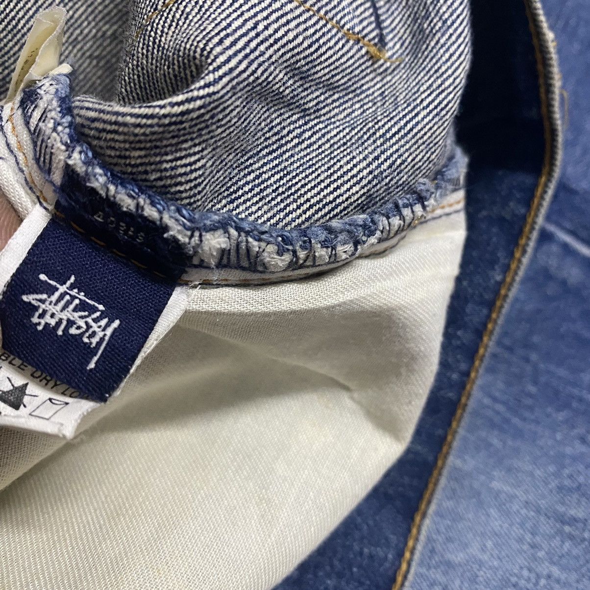 Stussy Vintage Stussy Thrashed Jeans Size US 32 / EU 48 - 17 Thumbnail