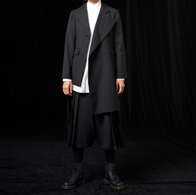 Yohji Yamamoto Ground Y asymmetric jacket