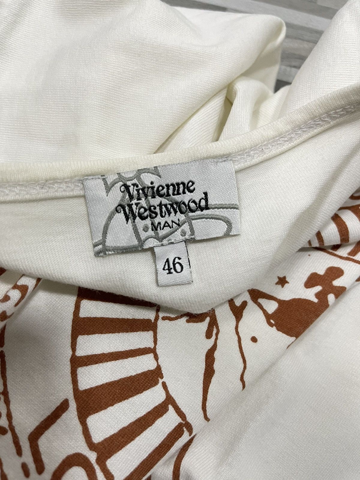 Vivienne Westwood Vintage Rare Vivienne Westwood Man Big Logo T-Shirt 90’s Size US M / EU 48-50 / 2 - 3 Thumbnail