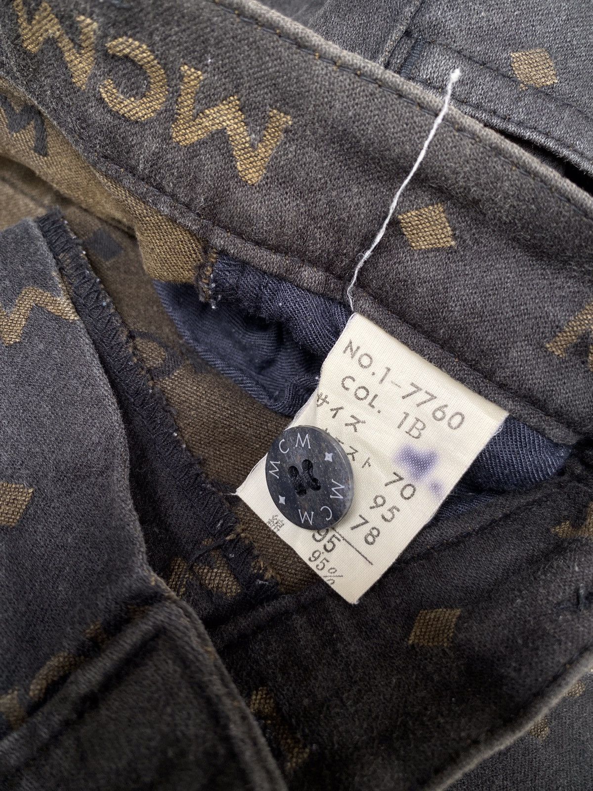 MCM × Vintage Vintage MCM Legere Monogram Pants Size US 28 / EU 44 - 6 Thumbnail