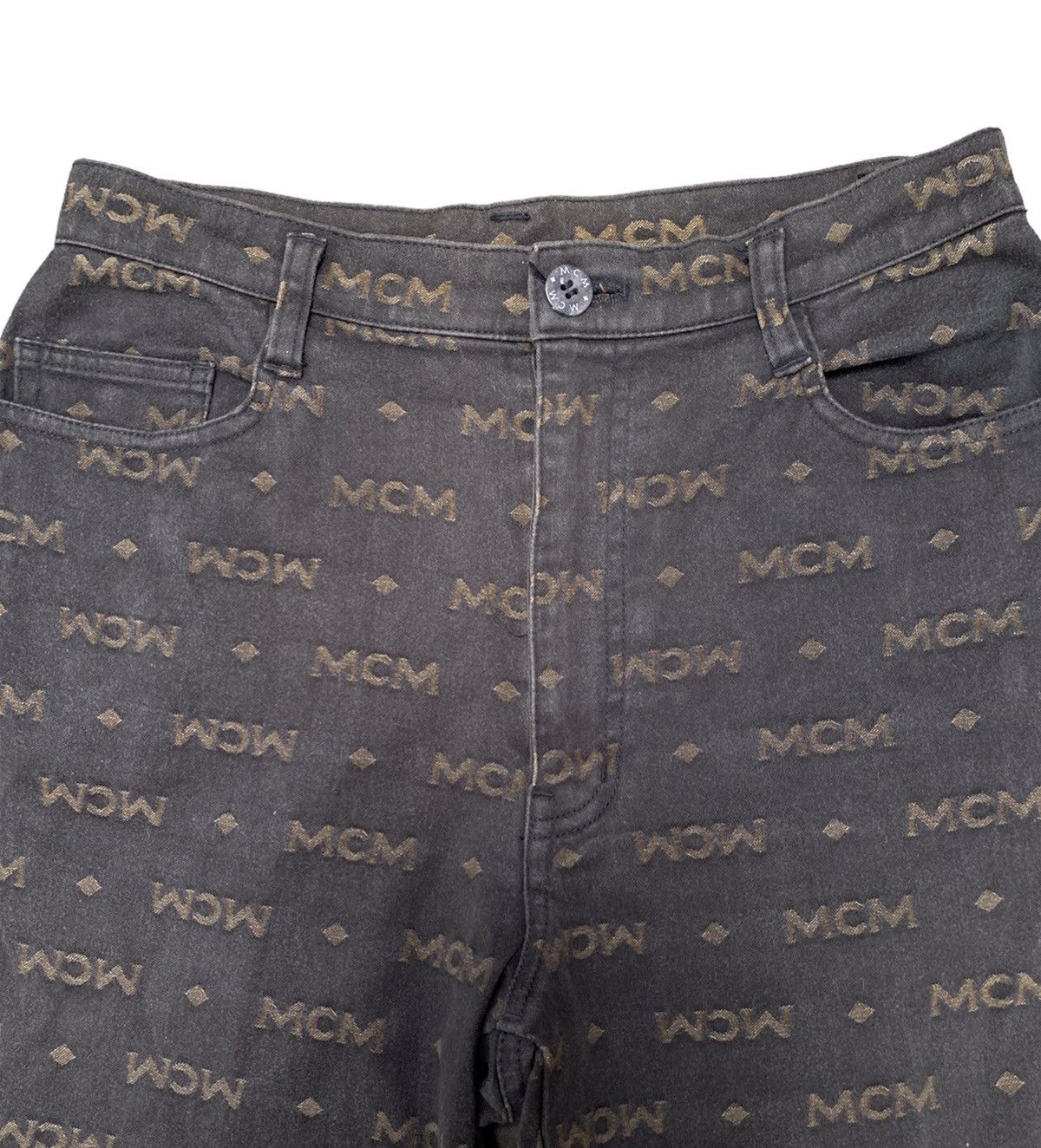 MCM × Vintage Vintage MCM Legere Monogram Pants Size US 28 / EU 44 - 2 Thumbnail