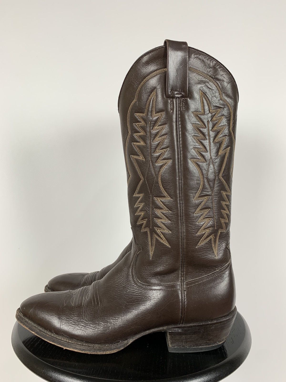 Vintage Vintage Go West Cowboy Western Leather Boots Made in Mexico Size US 8 / EU 41 - 1 Thumbnail