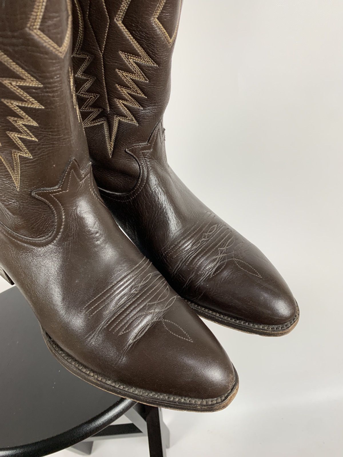 Vintage Vintage Go West Cowboy Western Leather Boots Made in Mexico Size US 8 / EU 41 - 22 Thumbnail