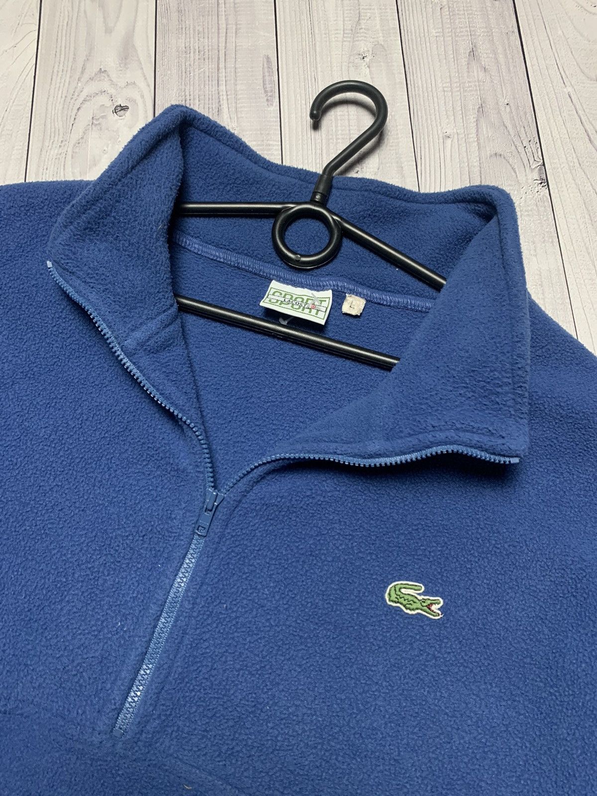Lacoste Vintage Lacoste fleece sweatshirt size L logo Size US L / EU 52-54 / 3 - 2 Thumbnail