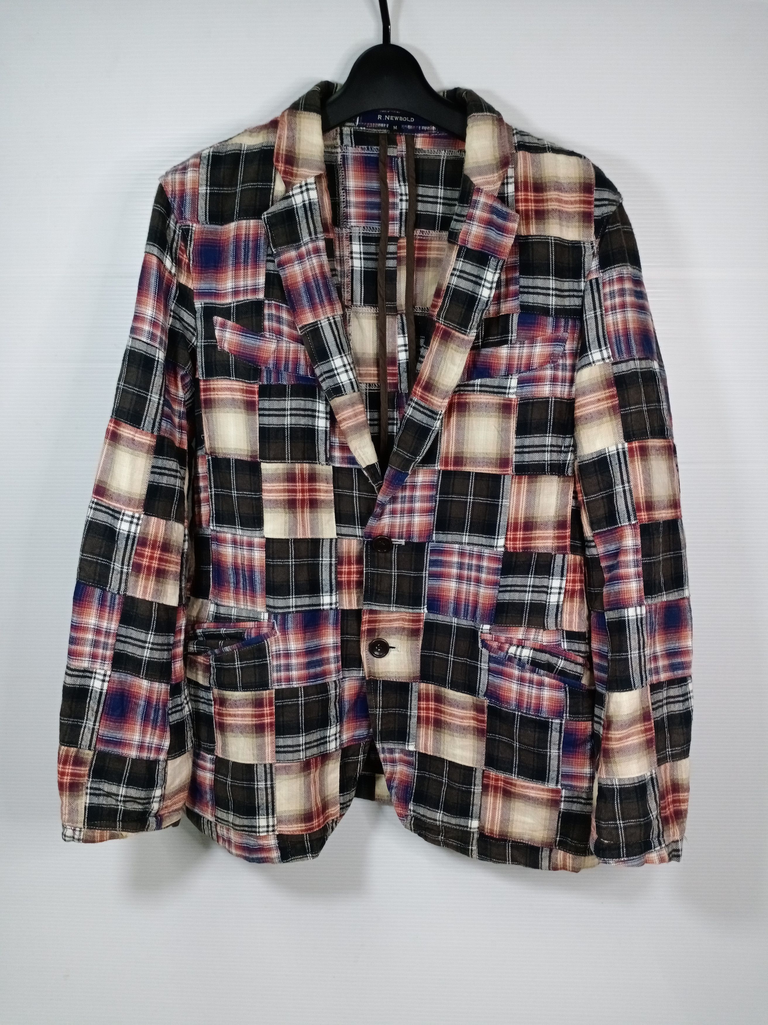 R.Newbold 🔥RARE🔥R. NEWBOLD Patchwork Blazers Size 36S - 1 Thumbnail