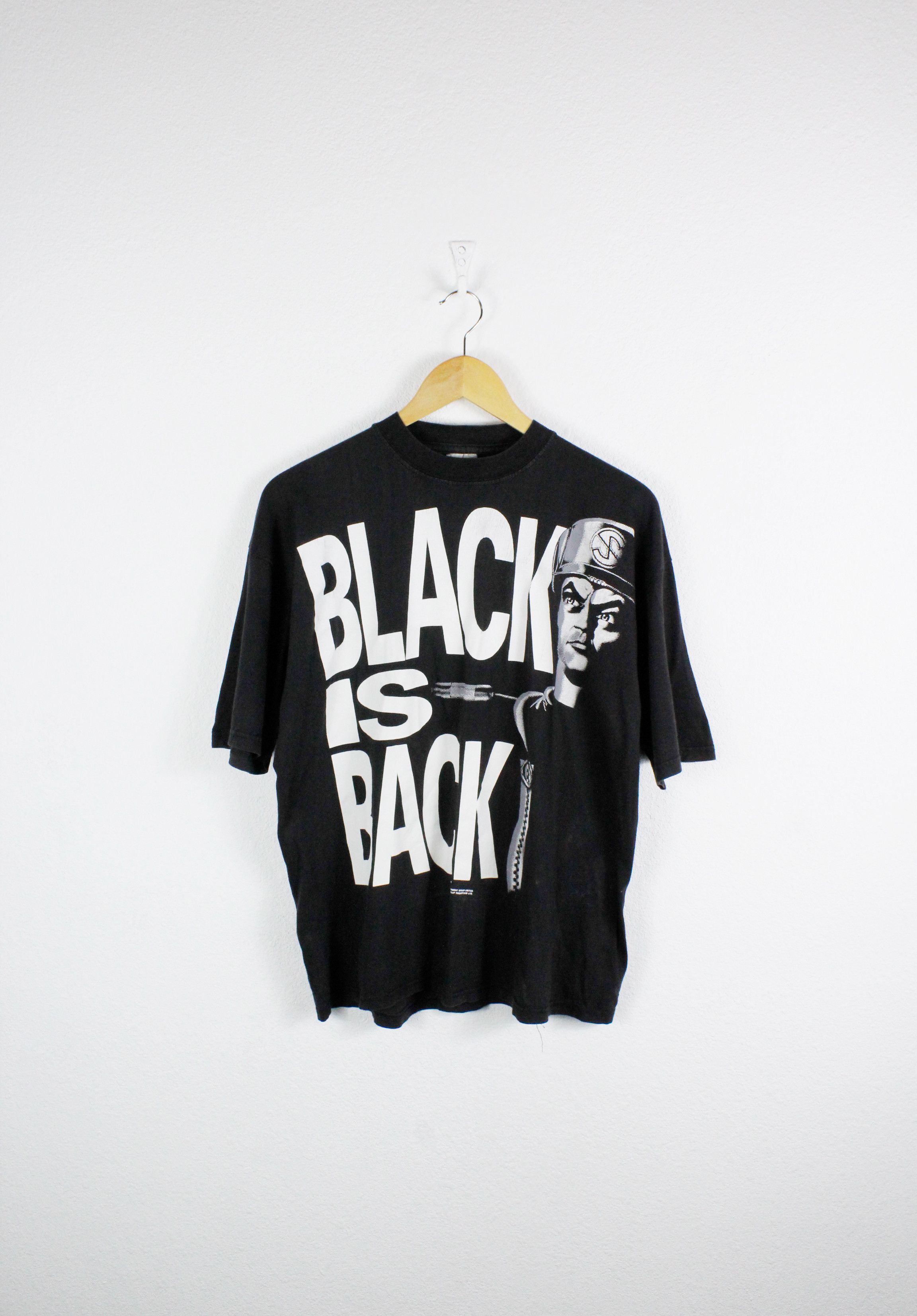 Band Tees × Rap Tees × Vintage Vintage 1993 Black is Back Rap Tee Graphic T-shirt 90s Size US L / EU 52-54 / 3 - 1 Thumbnail