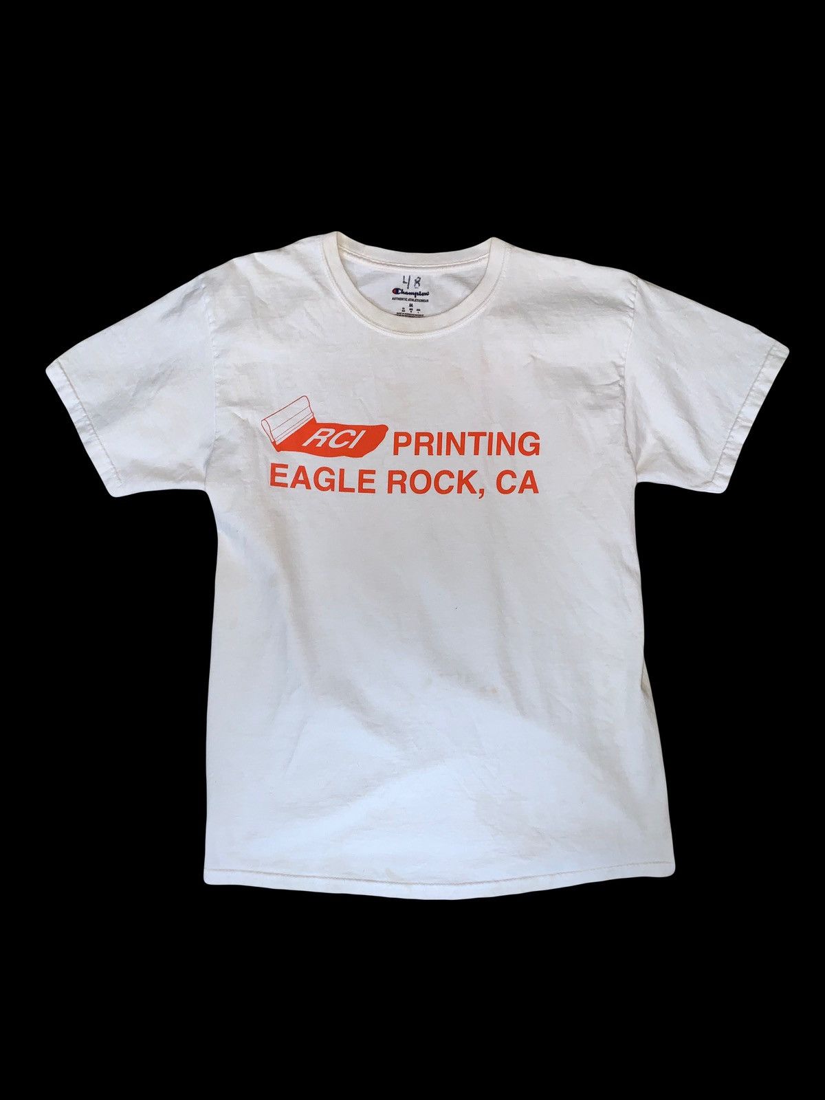 Champion Basic Space RCI Printing Inc. Tee Grailed
