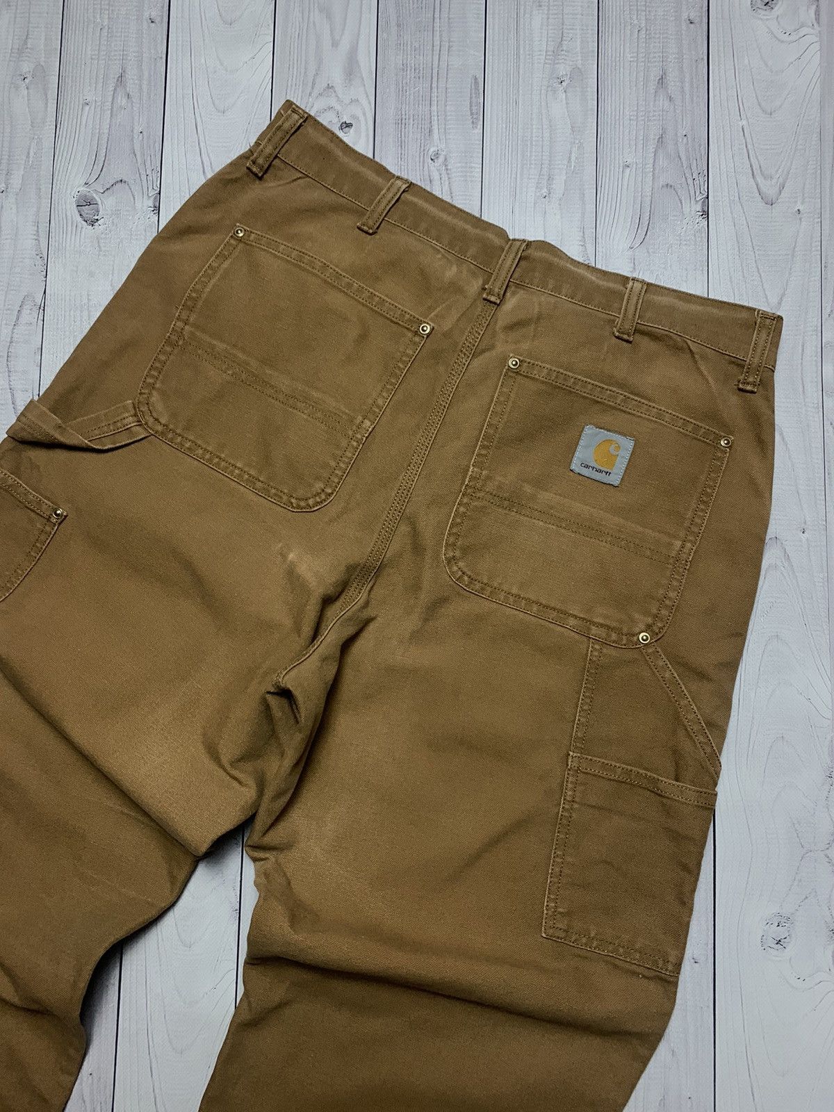 Carhartt × Carhartt Wip × Vintage Vintage Carhartt Wip Work denim pants pocket size 33 Size US 33 - 2 Thumbnail