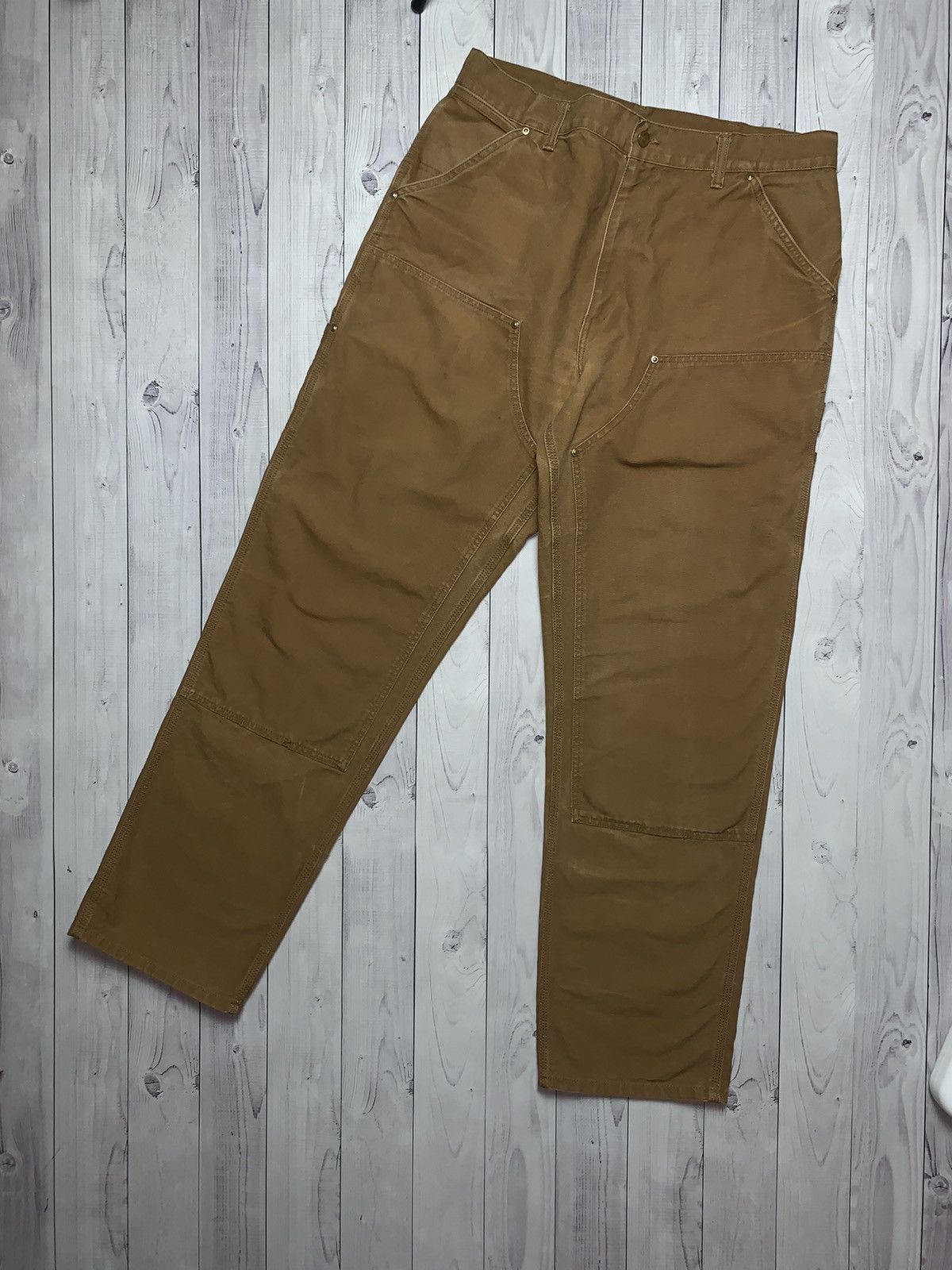 Carhartt × Carhartt Wip × Vintage Vintage Carhartt Wip Work denim pants pocket size 33 Size US 33 - 6 Thumbnail